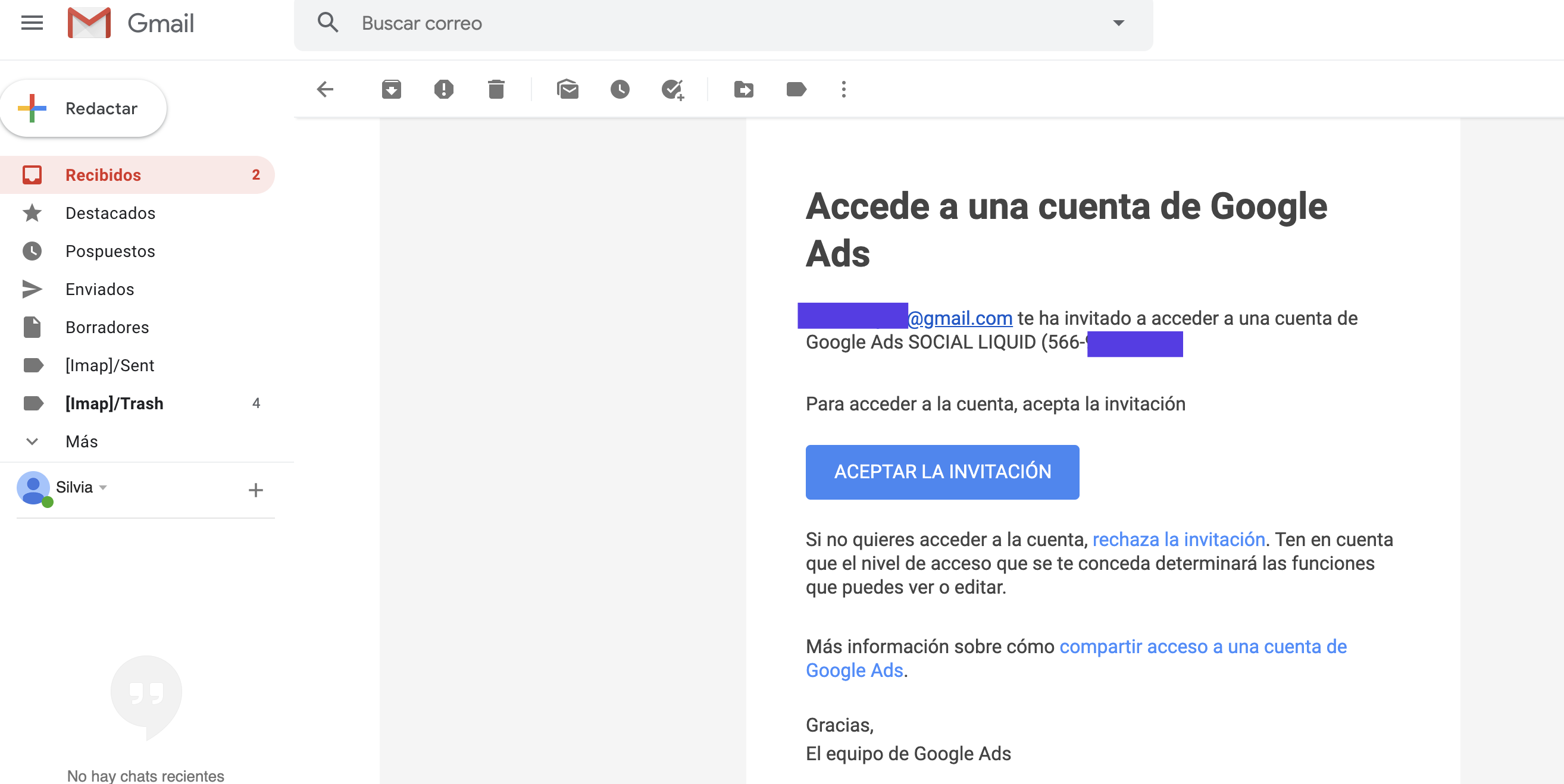 Google Ads: cómo dar acceso con tu cuenta a una agencia